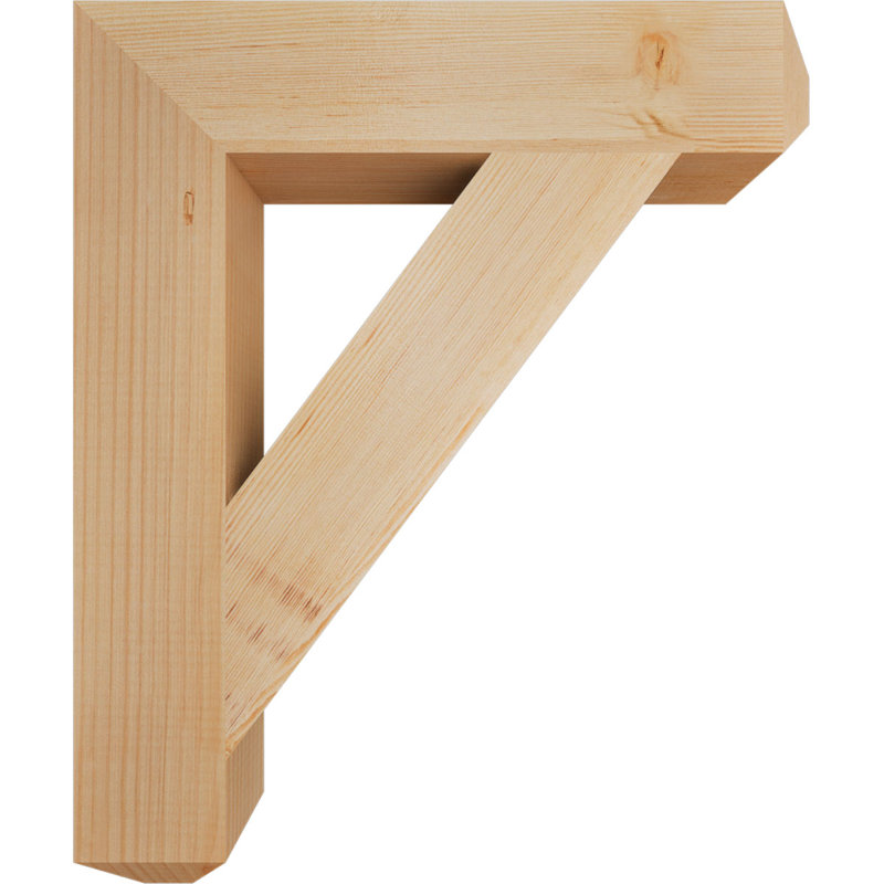 Support pour artisan traditionnel, H 24 po x l 3,5 po x P 20 po, Douglas (lisse)