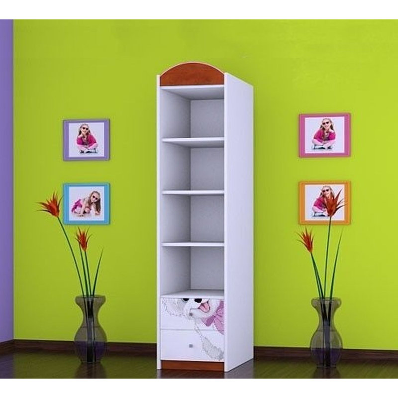 Burnestown 1 Door Wardrobe, Red