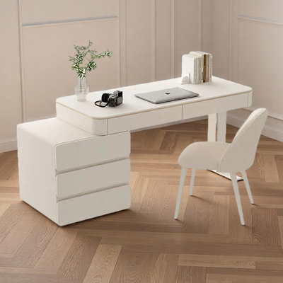 Bureau en pierre frittée durable
