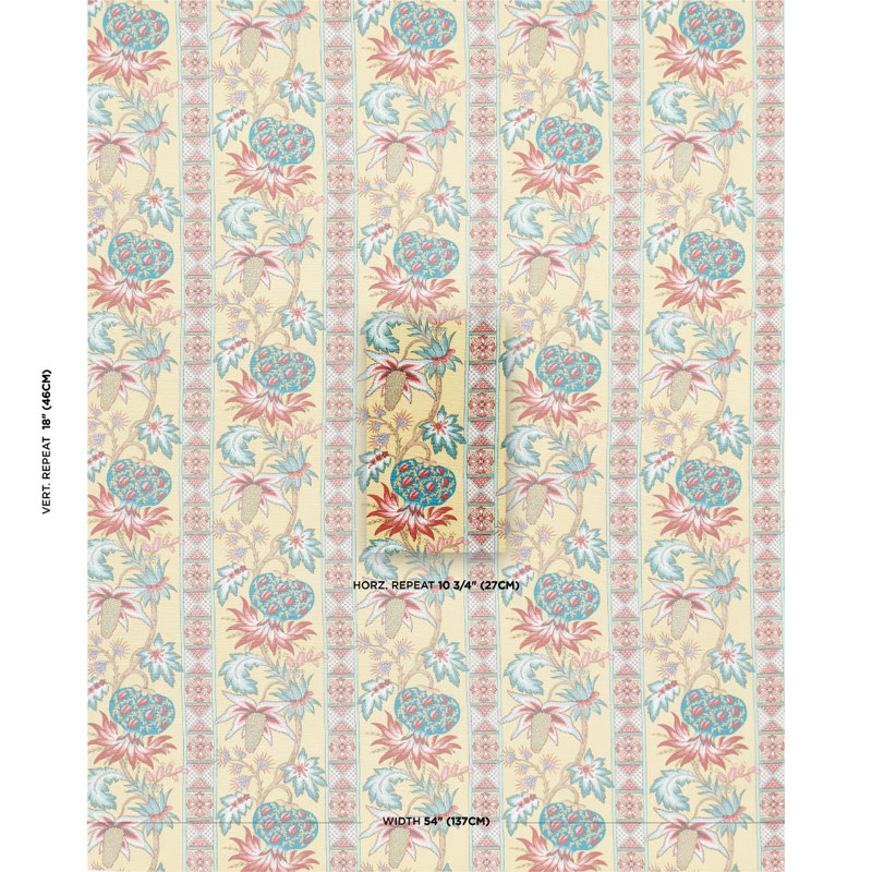Bailey Botanical Fabric, Gold