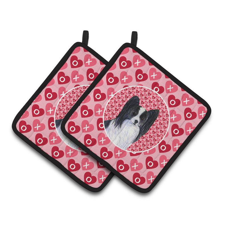 Cuisinier poignée caroline hearts love Papillon