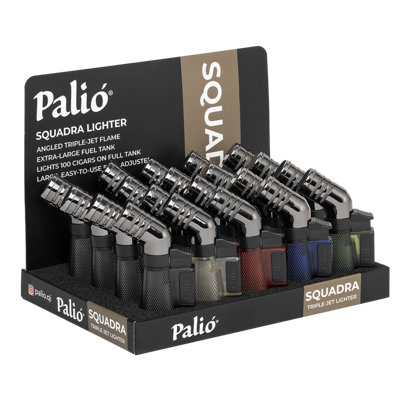 Palió Squadra Cigar Lighter, Assorted Colours, 20 Units