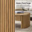 Kaybri Filipo Modern 116.8cm W Fluted Solid Wood Coffee Table with Storage-131138362