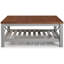 Solid Wood Coffee Table with Storage-822635720