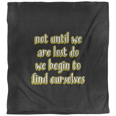 Housse de couette réversible simple Quotes Find Yourself