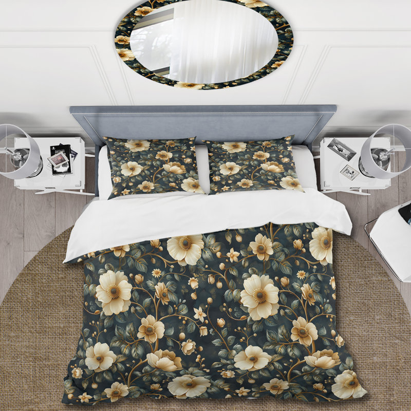 Ensemble de housse de couette Boho, Housse de couette pour grand lit + 2 taies décora