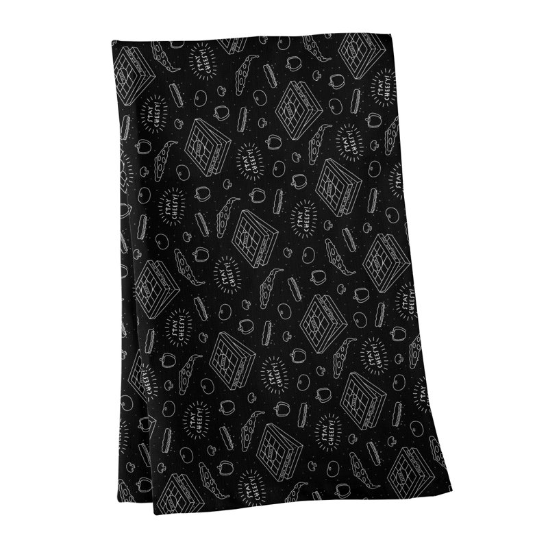 Mcguinness Tea Towel Kitchen Towel, White, Cotton Twill