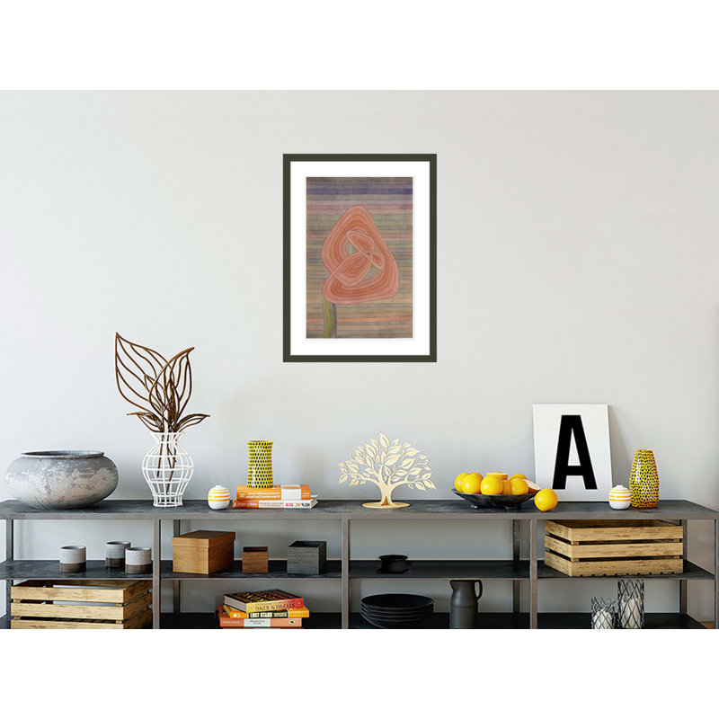 «Lonely Flower» par Paul Klee, impression giclée sur cadre, 29.5" H x 21.69" W