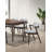 Mid-Century Modern Dining Chairs 2Pcs Set Solid Wood