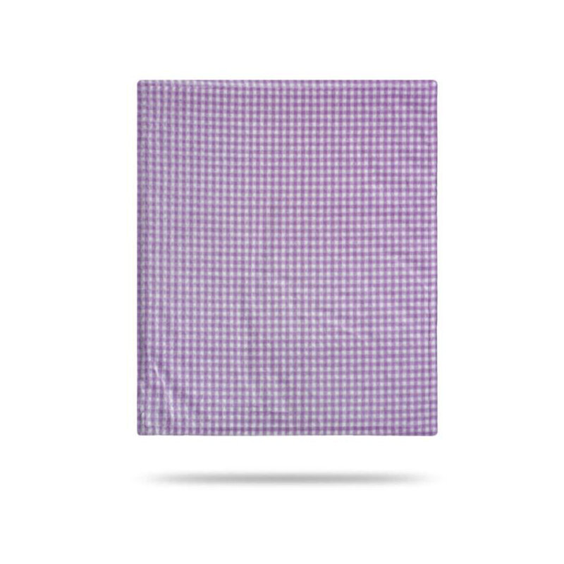 Couverture pour bébé vichy Nagata, Lilas pâle