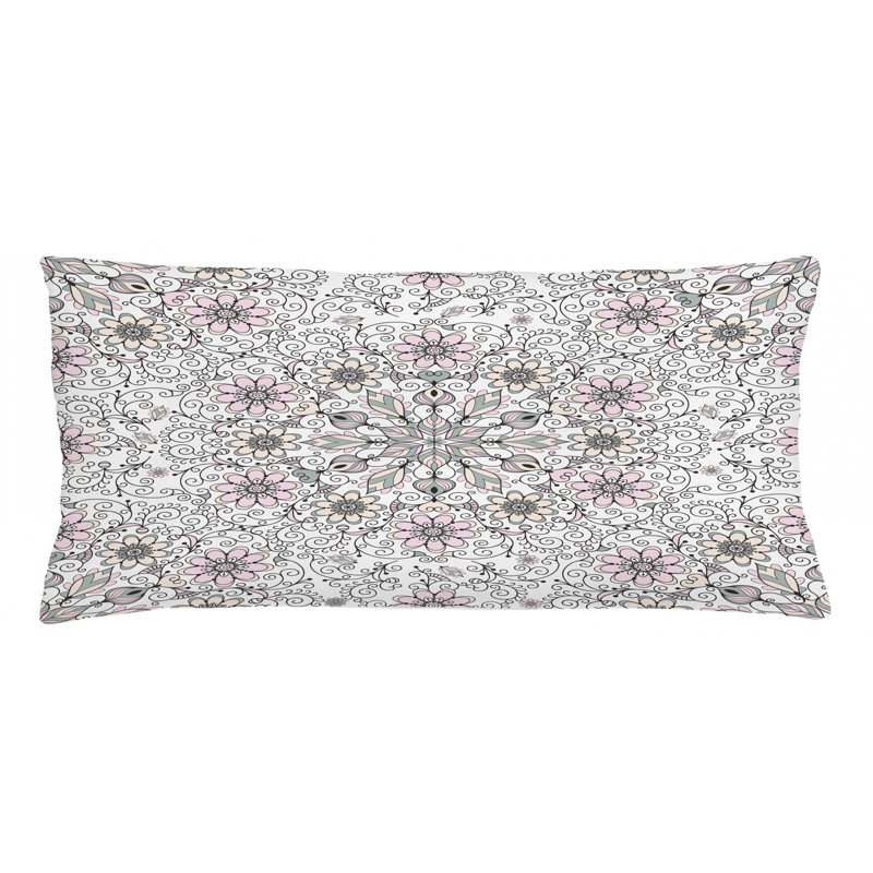 Floral Outdoor Pillow Cover, 16" x 36"