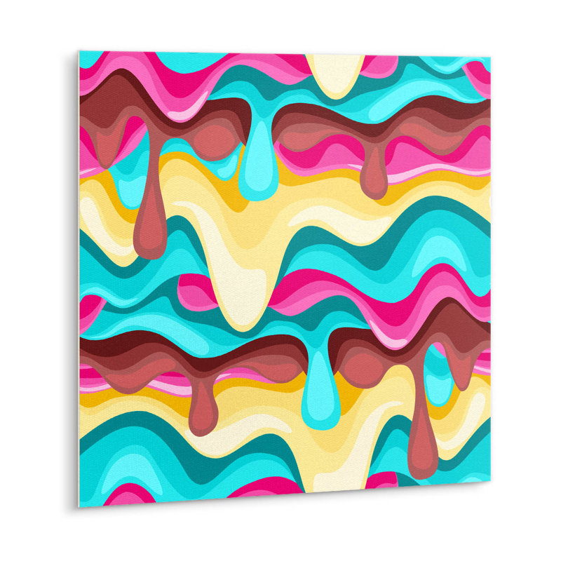 Claud 30 x 30cm PVC Tile in Blue