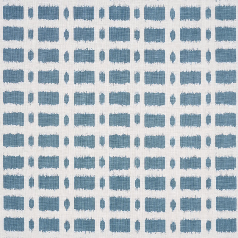 Schumacher X Veere Grenney Townline Road Fabric, Blue