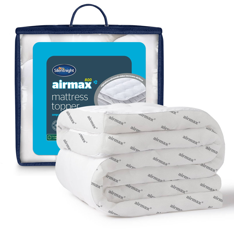Silentnight Airmax 8cm Thick Breathable Mattress Topper, Small Double