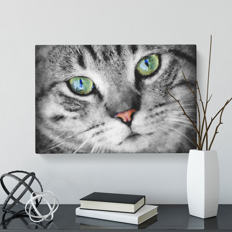Portrait Of A Cat Vol.2 - Wrapped Canvas, 35cm H x 50cm W x 3cm D