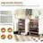 Elegant 55.1*13.7*35.4Inch Fluted Door Cabinet With Solid Wood Legs, White, Adjustable Shelves For Living Room, Hallway, Entryway, Closet, Kitchen Modern Legs And 5 Shelves, 55.1*13.7*35.4Inch,-1989442387