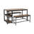 3 Pieces Dining Table Set With Wine Rack