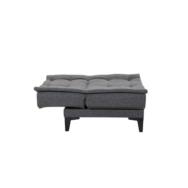 Ensemble de canapé 3 pièces Sky, 100 % lin gris foncé