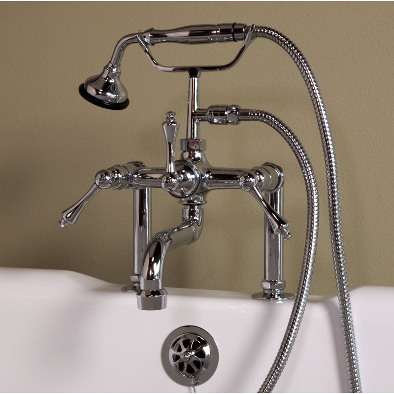 Robinet de baignoire avec douchette British par Strom Living, Chrome