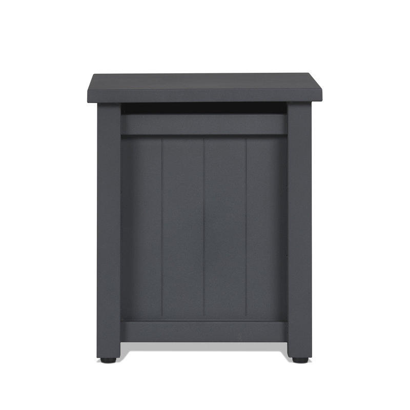 ORTUN 18" Square Metal Propane Tank Cover and Side Table by Real Flame