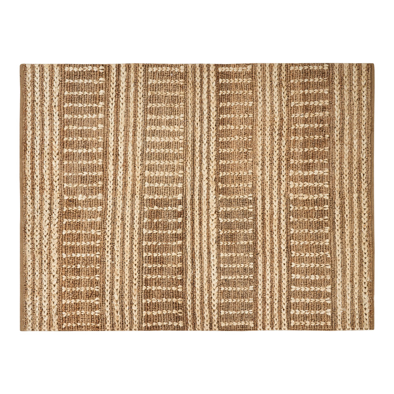 Broten Striped Hand Woven Area Rug, Rectangle 160 x 230cm