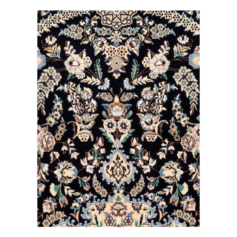 Oriental Area Rug in Navy Blue