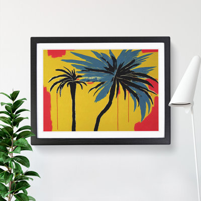 Abstract Palm Tree Art Vol.2 - Framed Print