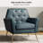 Johan Armchair With Tufted Back-69989035