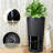 Tall Planter – 2-Pack Large Round Striped Plastic Floor Plant Pots, Thickened Durable Design, 24"H, Modern Decorative Planters for Indoor & Outdoor-504547667
