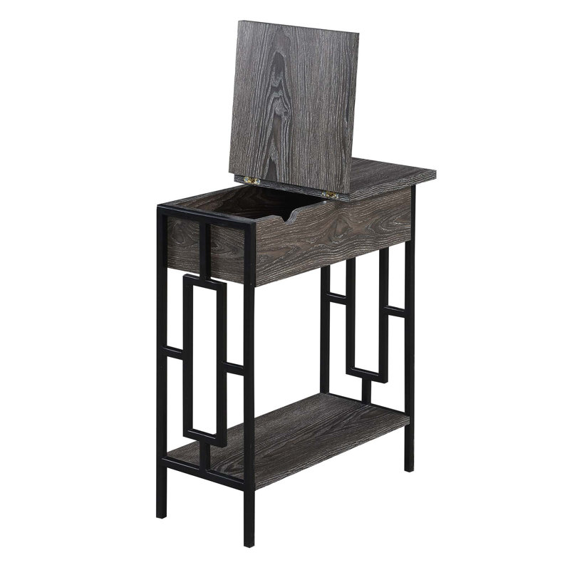 Table de bout avec rangement Hazlett