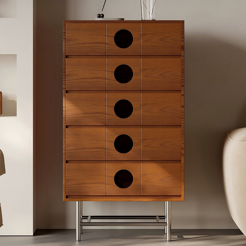 Commode à 5 tiroirs brune 24,80 po