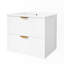 Ensemble de meuble-lavabo mural moderne 24 po avec 2 tiroirs-100487809