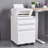 3-Drawer Mobile Filing Cabinet With Lock, Legal/Letter Sized Office Storage Filing Cabinet, Metal Filing Cabinet ,Suitable For Offices And Study Rooms