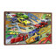 Cartoon Racing Cars - Print on Canvas-49988105-89233883