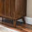 Mid Century Modern Fluted Sideboard Cabinet With Adjustable Shelves-1025937717