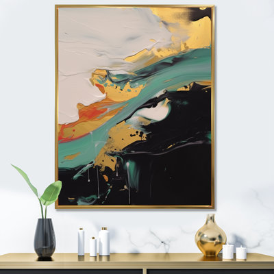 " Green And Gold Mystical Landscapes "