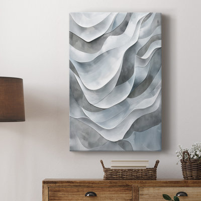Série ABSTRACT CDLVI - Toile tendue avec châssis de qualité supérieure - Prêt à être accroché