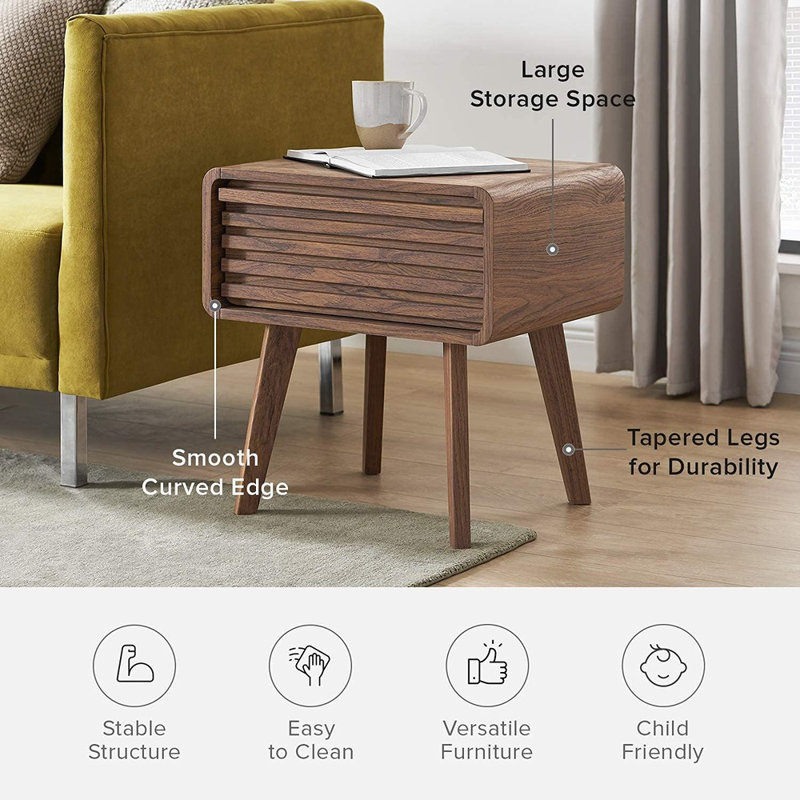 Howie End Table with Storage