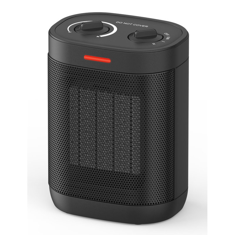 1500W Space Heaters for Indoor Use, Portable PTC Ceramic Space Heater, Small Space Heater with Thermostat, Three Modes, Overheat and Tip-Over Protection for Office Home