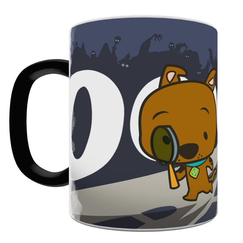 Scooby Doo Chibi Cartoon Detective Heat Sensitive Morphing Mugs Heat-Changing Drinkware - 11oz