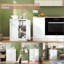 Garde-manger en métal avec tablettes réglables - Organisateur de rangement de cuisine autoportant avec poignées à prise facile, assemblage requis, idéal pour la cuisine, la salle à manger, l’appartement