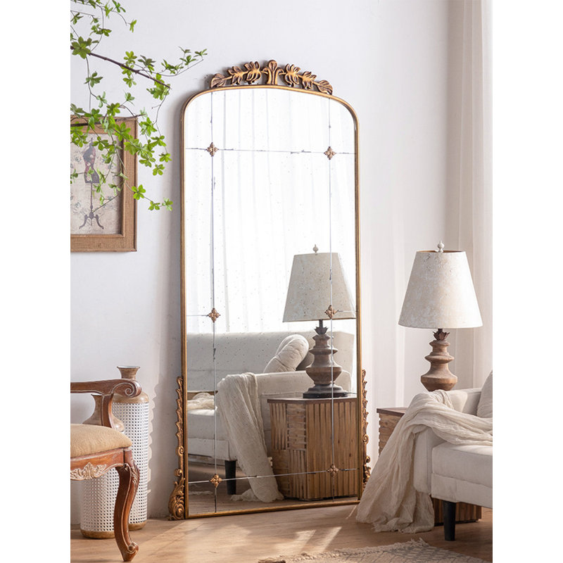 Miroir pleine grandeur de style européen, 74.8" H x 40.16" W