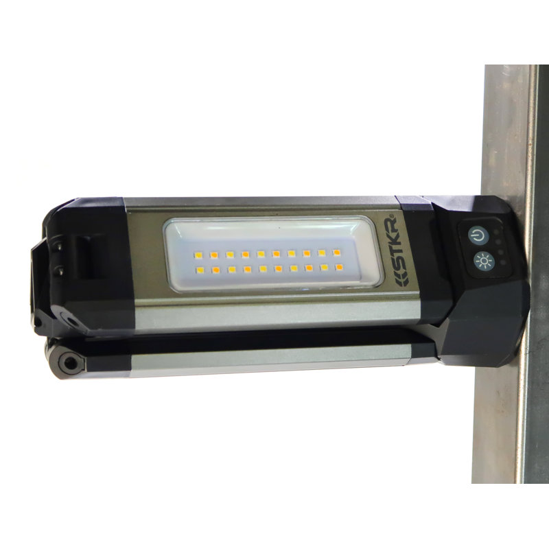 Battery Powered Work Light, 3.2" H x 3.1" W x 8.2" D