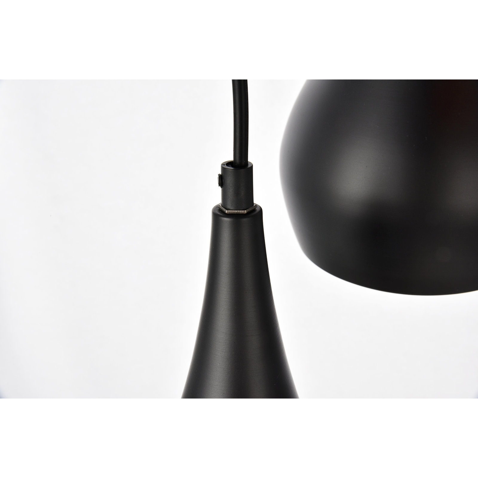 Franconia Dimmable 3 - Light Pendant, Black