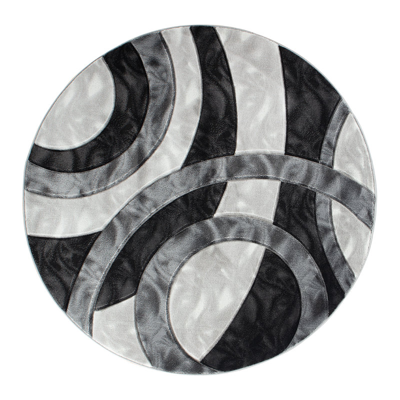 Adonia Abstract Indoor Rug, Round 8'1"