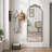 58"x24" Arched Full Body Mirror,Hanging Wall Mounted Mirror-1525065845