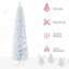 Arbre de Noël artificiel enneigé 7 pi