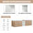 Acorn 72'' Double Bathroom Vanity with Resin Top-59509400-59509403