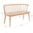Elegant Ayaah Solid Wood Spindle Bench - Windsor Style 2-Seater with Underseat Storage for Home, Office-1416487271