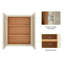 Armoire de cuisine murale blanche antique avec tablettes réglables l 33 po x H 30 po x P 21 po-814792621-814792611